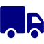 navy blue truck icon