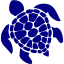 navy blue turtle icon