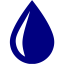 navy blue water icon