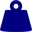 navy blue weight icon