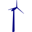 navy blue windmill 3 icon