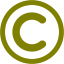 olive copyright icon