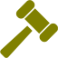 olive gavel icon