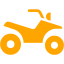 orange 4 wheeler icon