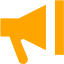 orange bullhorn icon