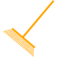 orange rake icon