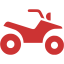 persian red 4 wheeler icon