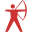 persian red archery icon