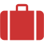 persian red baggage icon