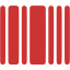 persian red barcode icon