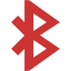 persian red bluetooth 3 icon