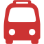 persian red bus 3 icon