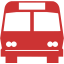 persian red bus 4 icon