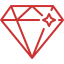 persian red diamond icon