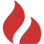 persian red fire icon