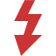 persian red flash icon