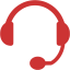 persian red headset icon