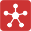 persian red hub icon