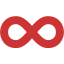 persian red infinity icon