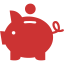 persian red piggy bank 2 icon