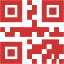 persian red qr code icon