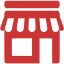 persian red shop icon