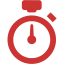 persian red stopwatch icon