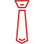 persian red tie 2 icon