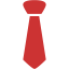 persian red tie icon