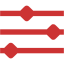 persian red timeline icon