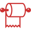 persian red toilet paper icon