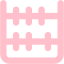 pink abacus icon