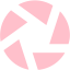 pink aperture icon