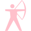 pink archery icon