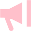 pink bullhorn icon