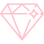 pink diamond icon