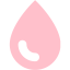 pink droplet icon