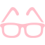 pink glasses icon