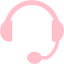 pink headset icon