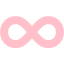 pink infinity icon