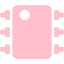 pink integrated circuit icon