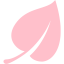 pink leaf icon