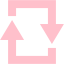 pink loop square icon