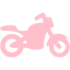 pink motorcycle icon