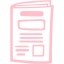 pink newspaper 10 icon