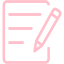 pink notepad icon