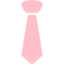 pink tie icon