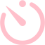 pink timer icon