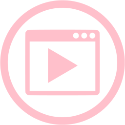 Pink Video Marketing 3 Icon Free Pink Seo Icons