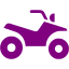 purple 4 wheeler icon